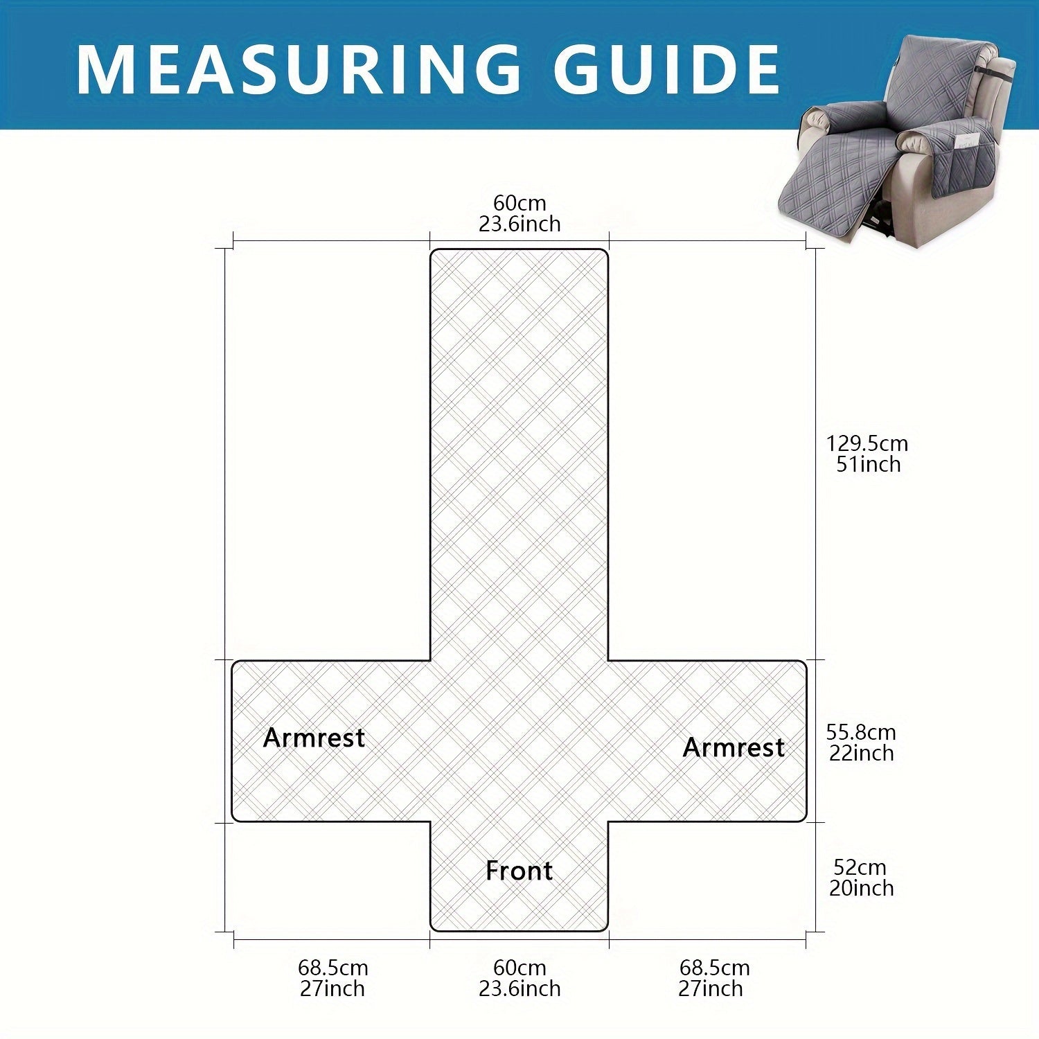 1Pc 100% Waterproof Recliner Chair Cover, Non Slip Recliner Covers For Recliner Chair With Pocket, Pet Scratch-Resistant Sofa Slipcover, Washable Furniture Protector, Easy To Install For Living Room, Home Decor, Halloween Dec - ViralGenius Store