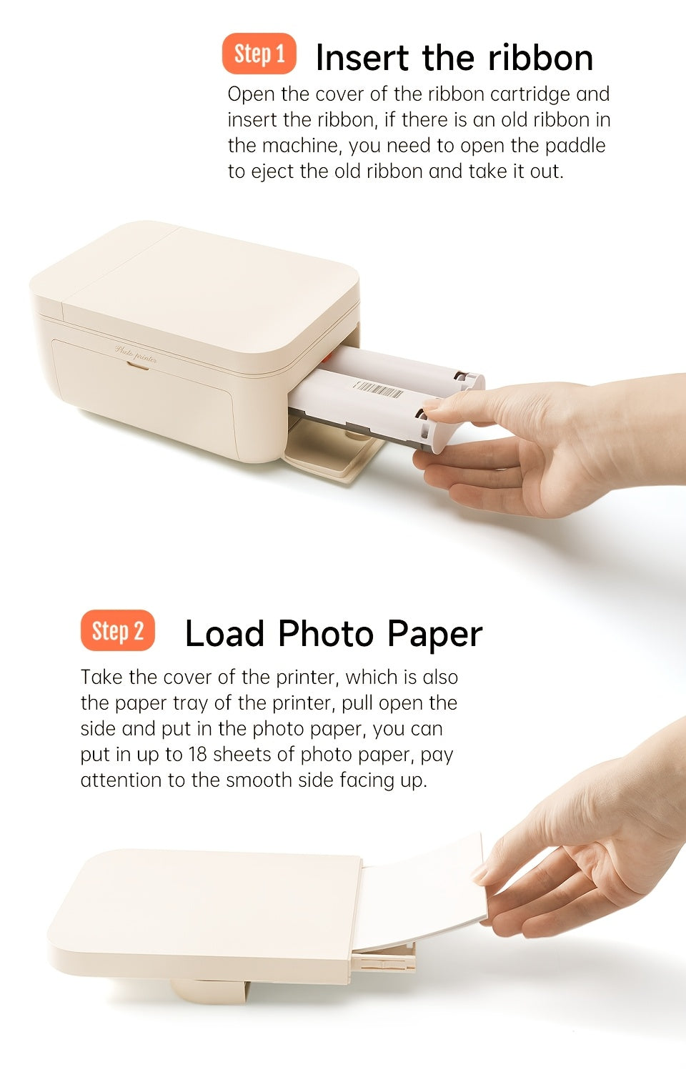 [Wireless Photo Printer] Wi-Fi Wireless 4x6 Photo Printer | +20 Sheets & 1 Ribbon, Instant Picture Printer For iPhone, Android, Smartphone, AR Video Printing, Portable Thermal Dye-Sublimation Printer For Home Use - ViralGenius Store