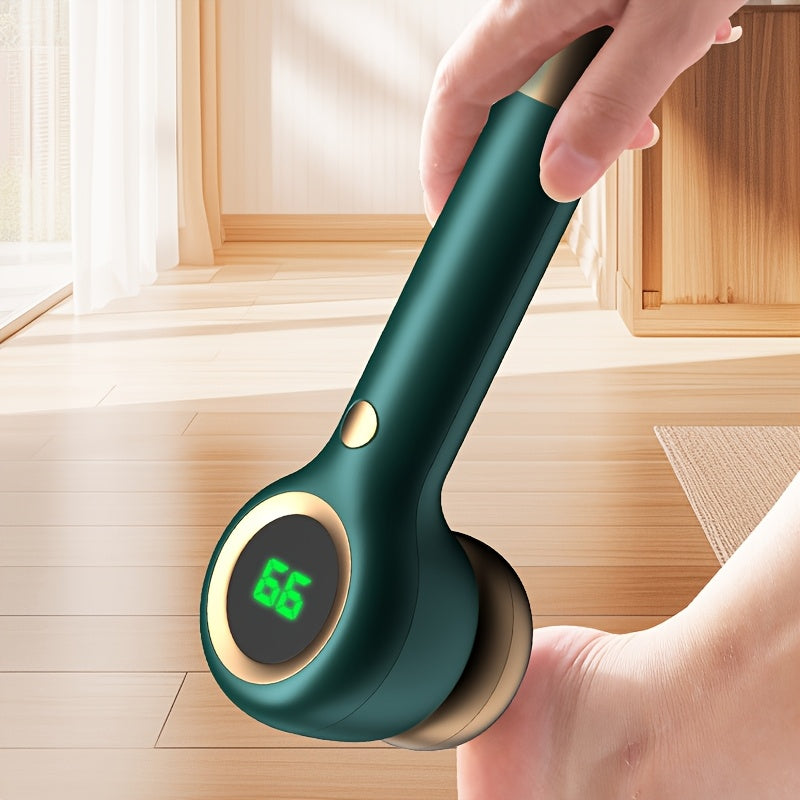 1pc USB Rechargeable Electric Foot Callus Remover Kit - Rechargeable Pedicure Tools For Feet Care With 3 Interchangeable Heads, 2 Speeds, And Dander Vacuum Cleaner - Professional Foot Care Solution For Smooth And Soft Feet - ViralGenius Store