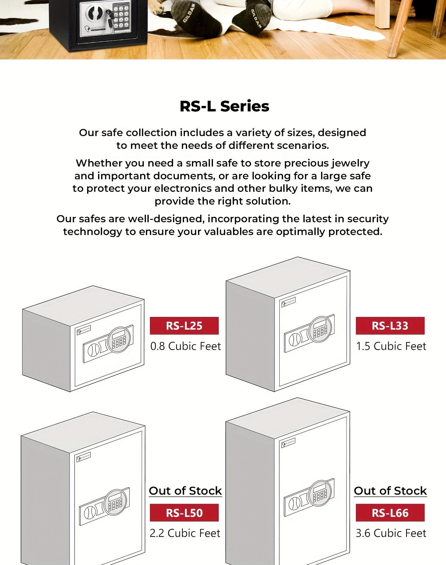High-Security Fireproof Safes With Complimentary Fire -Resistant Bag | Premium Protection For Documents, Valuables, And Essentials | Available In Multiple Sizes To Suit Diverse Needs - ViralGenius Store
