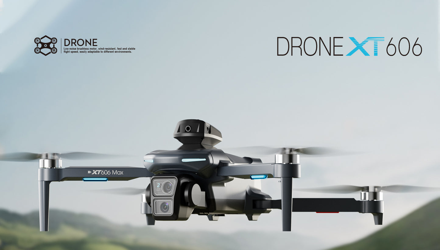 4K HD FPV Drone with GPS, 25 Minutes Long Endurance, with 3 Batteries And Organizer Bag, Wi-Fi And APP Control, Real-time Map Positioning, Brushless Motors, Intelligent Following, Obstacle-free Obstacle Avoidance, GPS Auto-re - ViralGenius Store